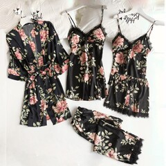 パジャマメーカー卸売りプリントさんはストラップをまねて寝ています。