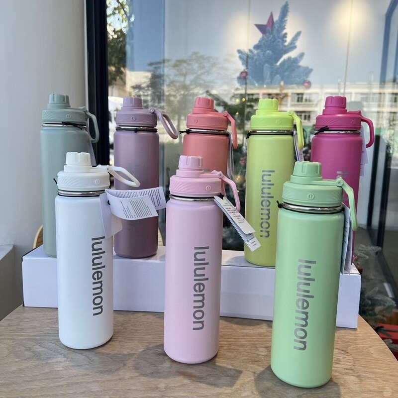 Lulu Thermos Cup Lulu Water Cup Back to Life710Ml Sports Water Bottle Outdoor Travel Yoga Pot Cup Lulu Thermos Cup Lulu Water Cup Back to Life710Ml Sports Water Bottle Outdoor Travel Yoga Pot Cup