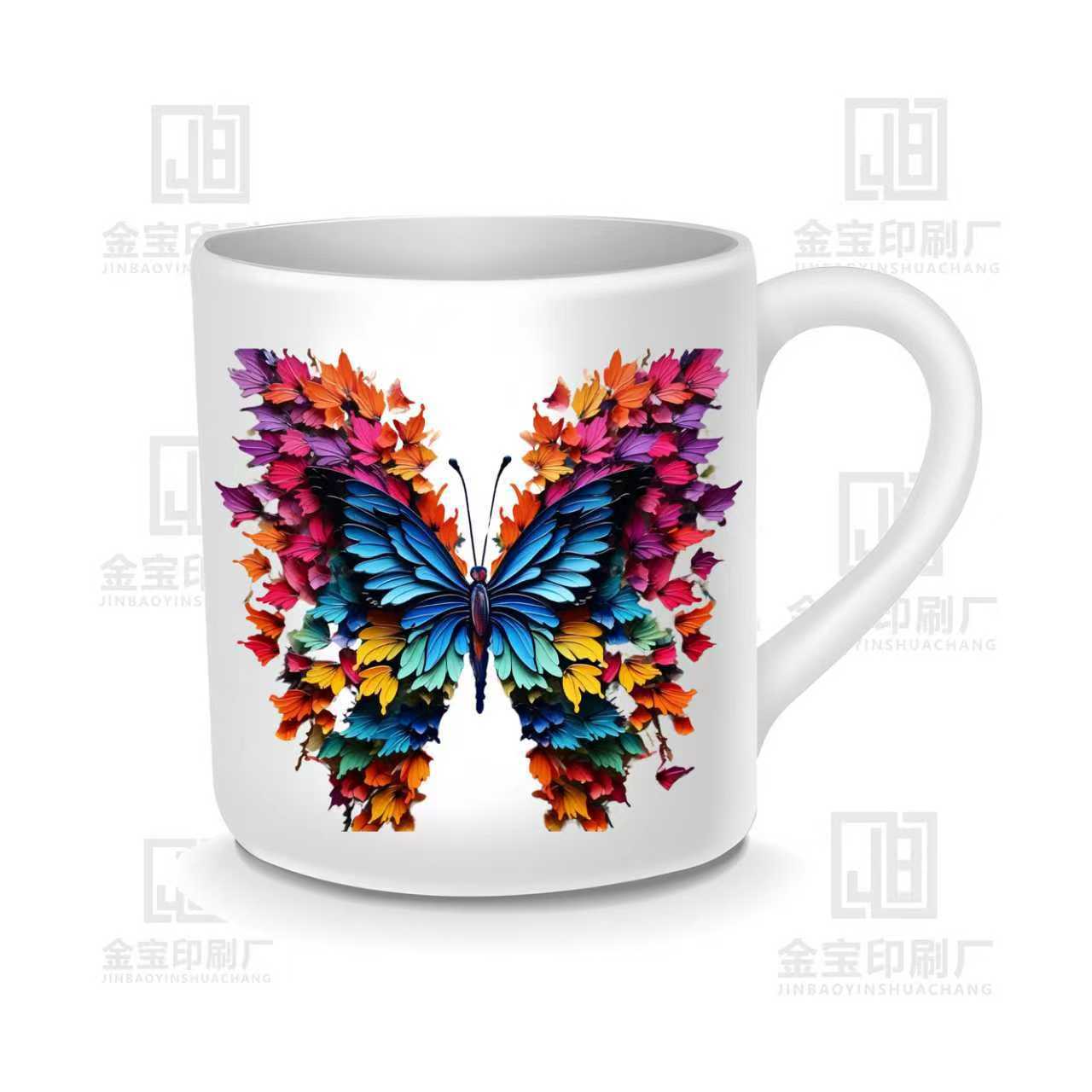 Cuatro pulgadas de cristal de dibujos animados transfronterizos pegatinas de transferencia UV pegatinas   Etiqueta de cristal 16oz 20oz 40oz vidrio pegatinas