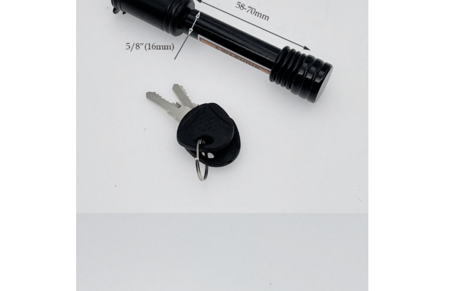 Off-road car American square latch lock rogue trailer bar arm hook ball connection fixed pin RV modification accessories