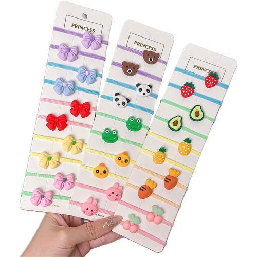 Baby hair accessories, infant headband for little girls, high elasticity hair tie that does not harm hair, cute thumb hair clip