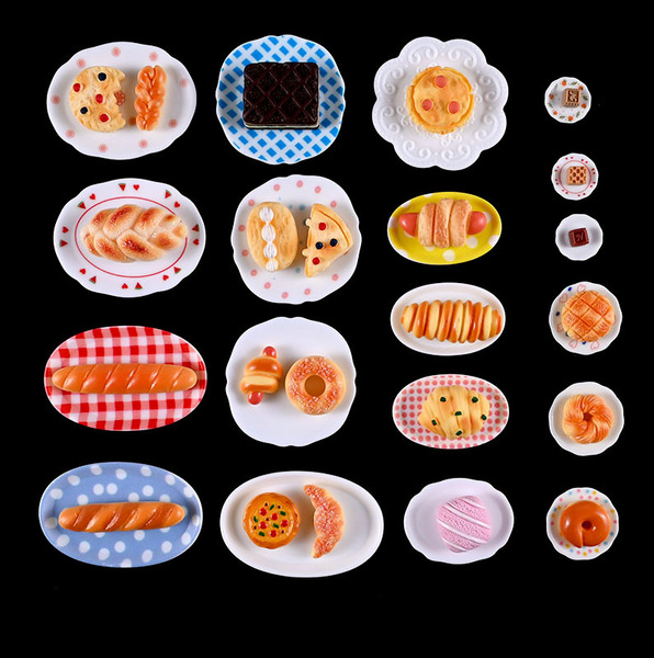New cute cartoon mini plate children's play house DIY resin…