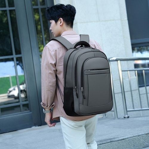 Large Capacity Multi-layer Dual Shoulder Bag for Foreign Trade, Durable Oxford Cloth Casual Outing and Travel Backpack, Lightweight and Simple School Bag