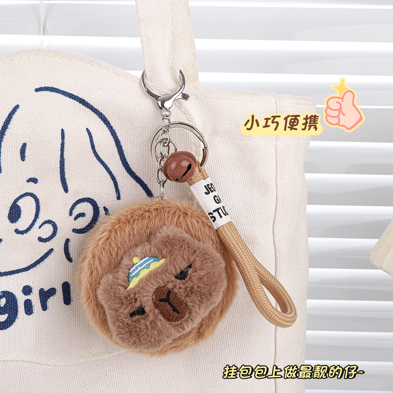 新型ソフト萌えカピバラのぬいぐるみの化粧鏡は、高精細で変形しない両面鏡の折り畳み鏡です。|undefined