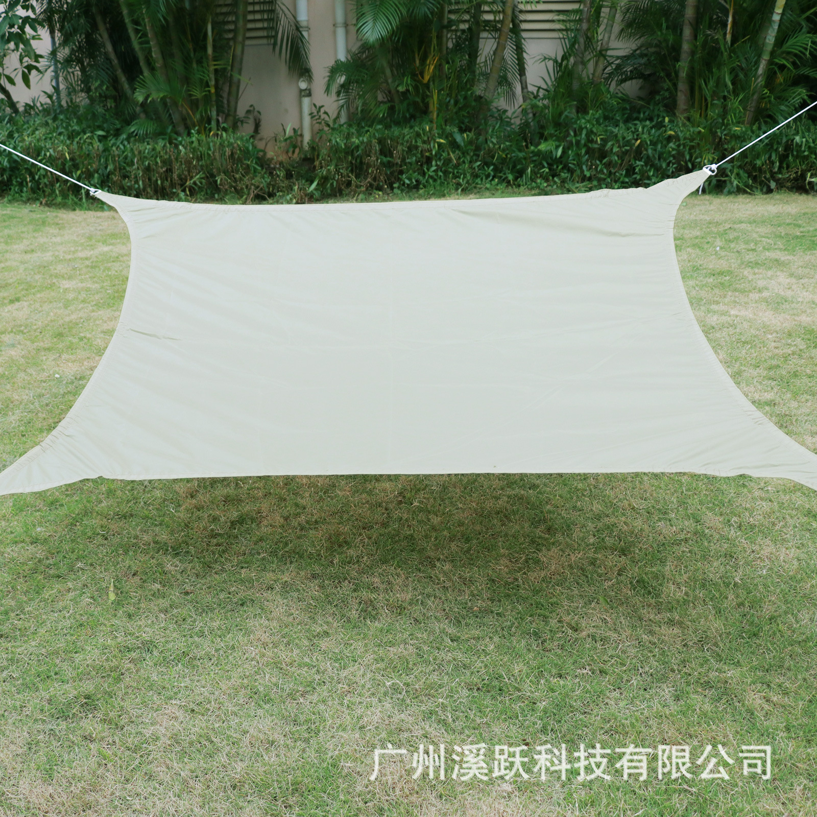 Four-Corner Waterproof Sunshade Sail Polyester Waterproof Sun Protection Uv-Resistant Shade Cloth Sunshade Net for Courtyard Outdoor Villa