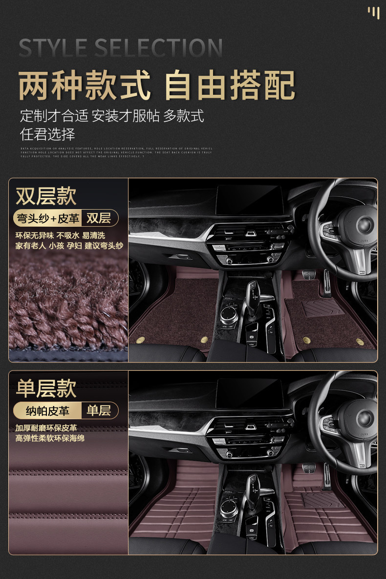 Suitable for 10-25 models of Toyota Prado right-hand drive, full coverage floor mats LC250, right-hand drive carpet