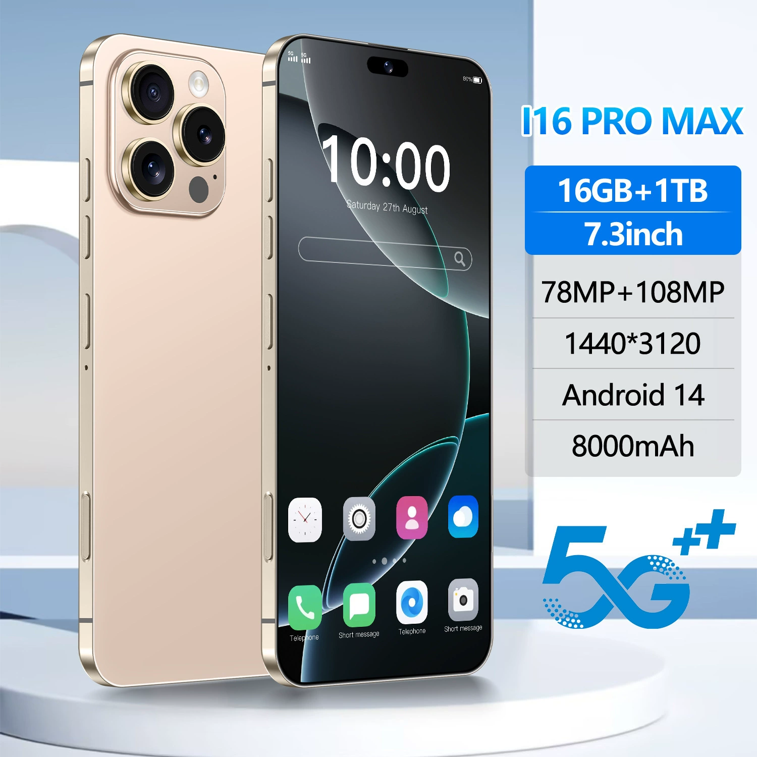 [Перекрёстная торговля], смартфон, мобильный телефон, 7.3 дюйма, 4G, intel core i16