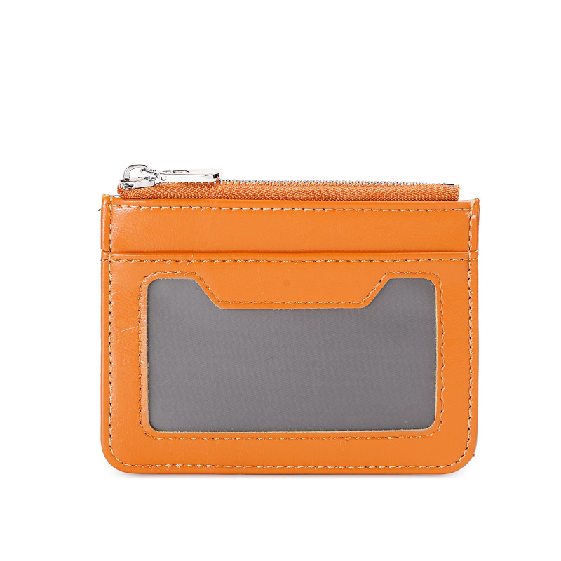 Nuevo tipo de billetera para damas simple estilo coreano corto se puede colocar en la licencia de conducir multi-tarjeta pequeña billetera multi-tarjeta llavero