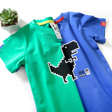 2012男童兒童字母棉歐美卡通奧代爾排汗綠色圓領夏季現貨短袖T恤