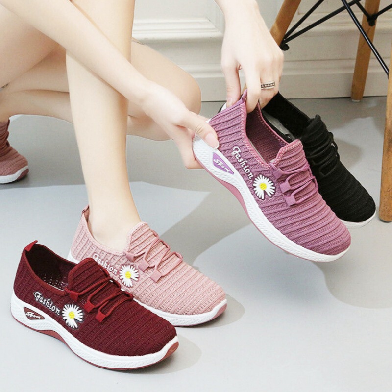 Spring Women's Sports Shoes, Sports Sketching Fly-Knit Running Shoes, Autumn New Casual Sports Shoes, Stall Supply Spring Women's Sports Shoes, Sports Sketching Fly-Knit Running Shoes, Autumn New Casual Sports Shoes, Stall Supply