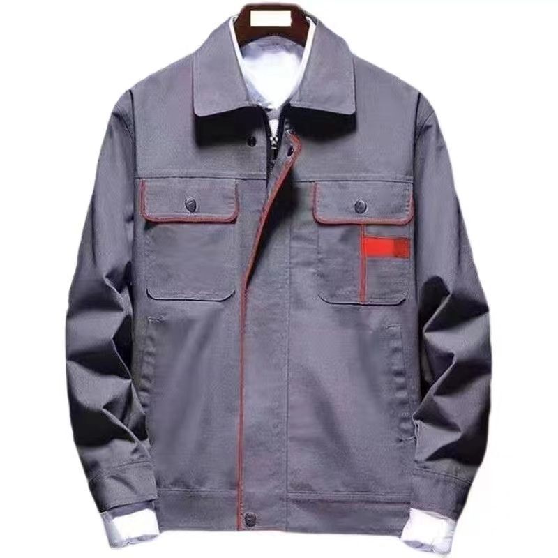 夏天工作服长袖男工装夏季薄款劳保套装上衣裤子厂服耐磨耐脏汽修|undefined
