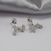 Earrings, silver 925 sample, internet celebrity