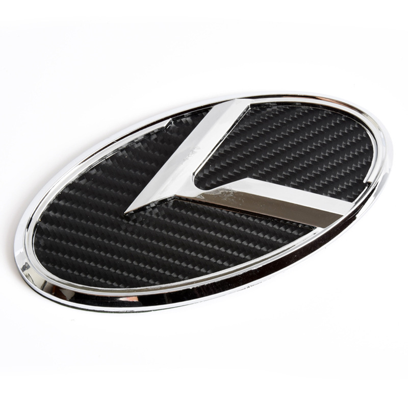 Suitable for Kia K5 modification: front and rear K logo, herringbone logo, modified car logo, K grille logo, rear logo