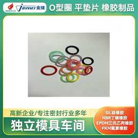 2.4线径2.5粗龙虾扣可调色彩色硅胶圈O型圈密封圈防水圈
