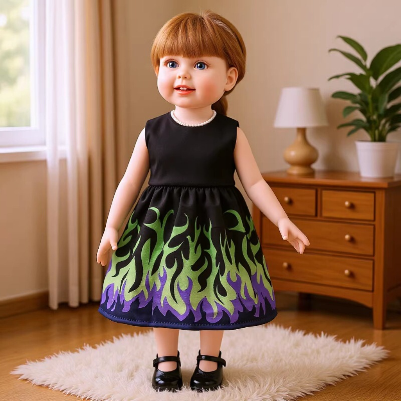 18inch American Girl Doll Clothes Halloween Floral Dress New Hot Sale 18inch American Girl Doll Clothes Halloween Floral Dress New Hot Sale