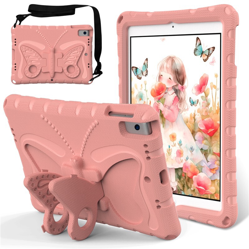 Cross-Border Applicable Apple iPad Mini7 Tablet Case 8.3" Butterfly Cartoon 2024 Stand Mini6 Protective Case