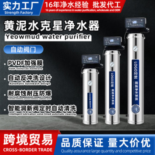 Stainless Steel Water Purifier Large Flow Automatic Backwash Valve Head Well Water Floor Meter Water Yellow Mud Water Gram Water Purifier Household