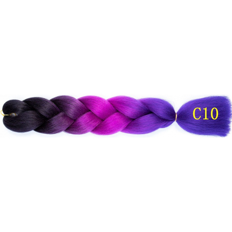 Extensiones de trenzas jumbo de 24 pulgadas, cabello sintético para trenzar