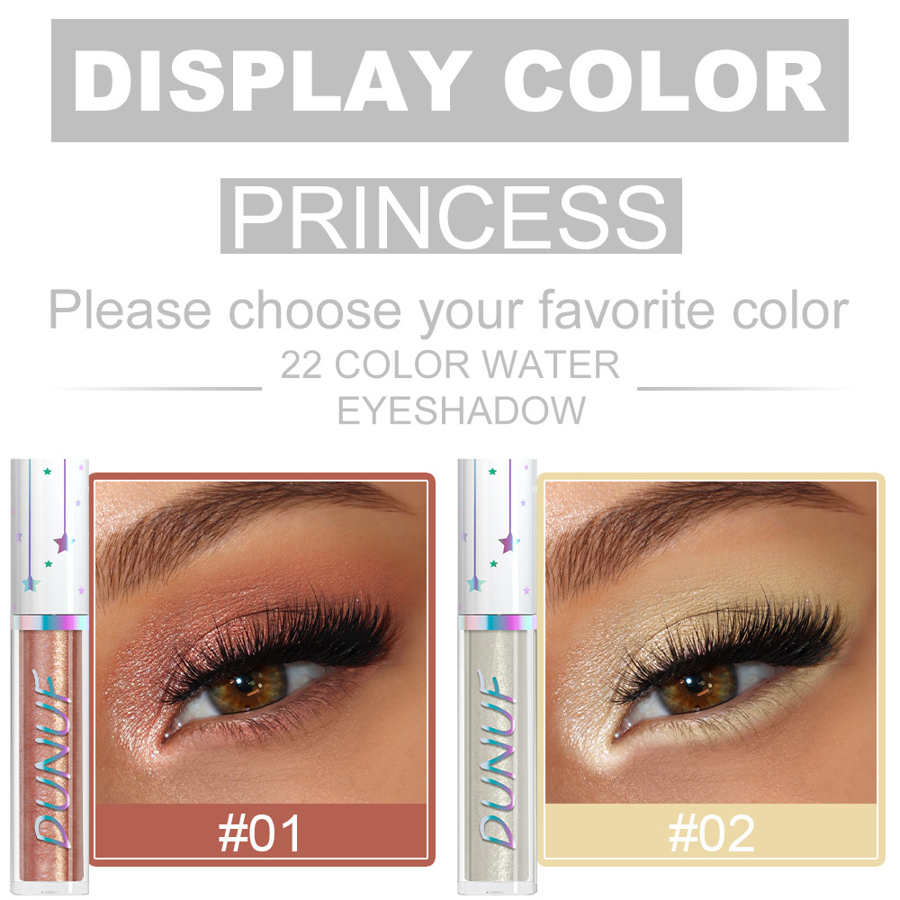 DUNUF 24-color liquid water-based eyeshadow with pearlescent long-lasting water resistance. Check it out! Disclaimer for links undefined