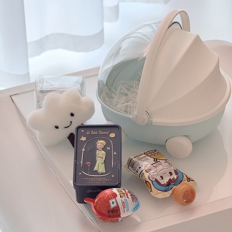 赤ちゃんの生後100日の宴会DIYクレードル記念品1歳のギフトボックスゲストや友人へのクリエイティブなベビーカーギフト|undefined