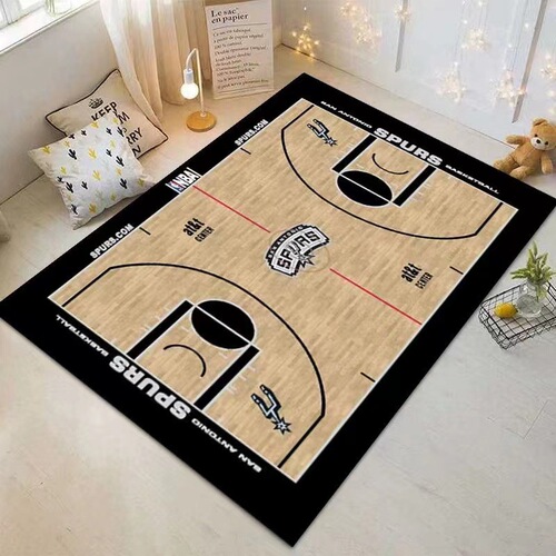 Carefully selected NBA basketball theme living room sofa decorative floor mats children's room football field full mat game rugs