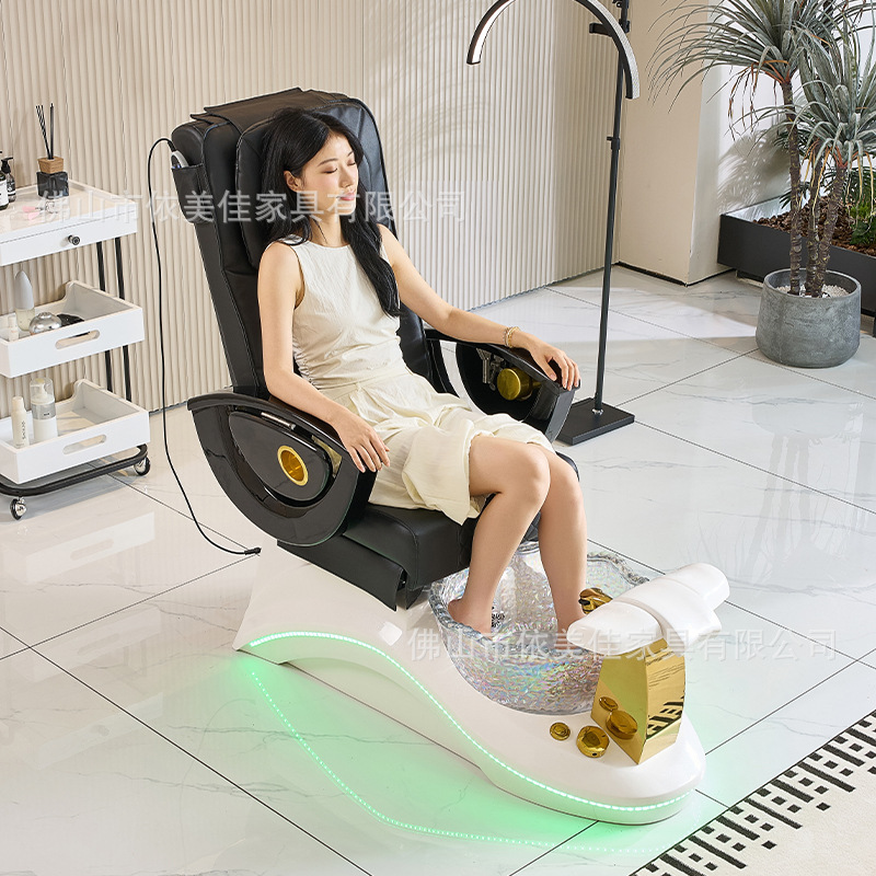 Sofá de baño de uñas, sofá de sauna, sofá eléctrico, cama de pedicura, sillón de spa, salón de belleza, arena de masaje