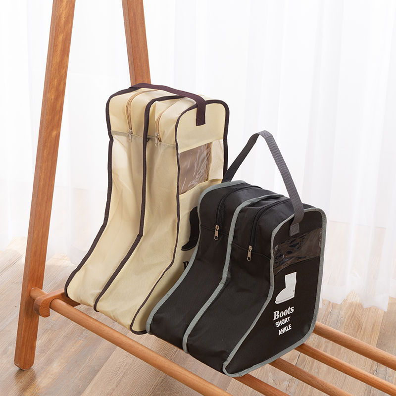 Bolsas de almacenamiento de zapatos no tejidos artefacto hogar a prueba de polvo y a prueba de humedad cubierta de zapatos de nieve con botas bolsa de arranque image 4