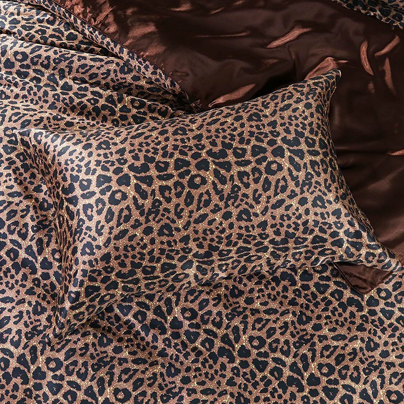Double-sided Silk Pillowcase, Reversible Satin Finish, 48×74 cm (Multiple Colors)