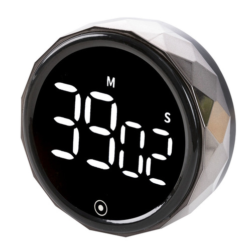 Amazon Self-Discipline Rotating Timer Magnetic LED Silent Timer Kitchen Countdown Beauty Exercise Reminder