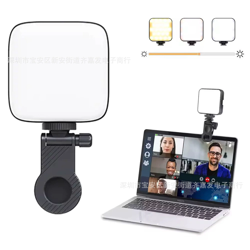 П Pocket LED подсветка для мобильных телефонов, клипса и крепление на держатель вспышки, односторонняя/двух/трёхцветная