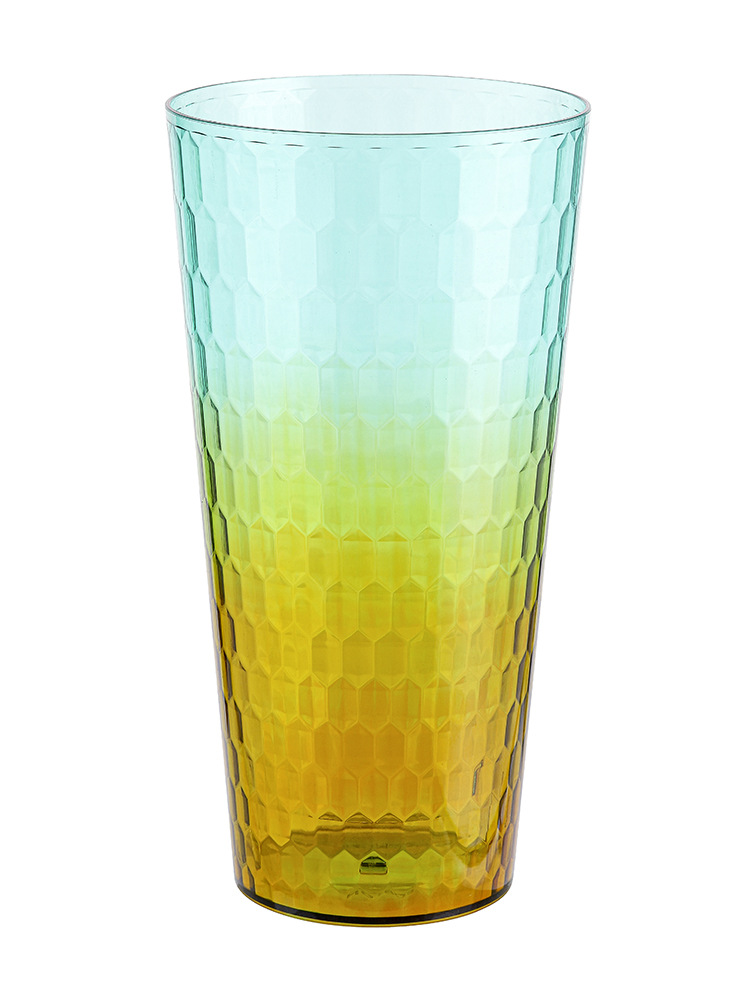 Vaso Gradiente Verde Naranja