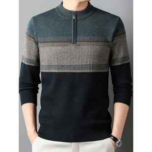 N 46113 Mock neck knit sweater ����Iᘿ�ë��