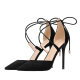 Wholesale black high heels women 2022 New temperament goddess Fan Yujie wind pointed sandals strap stiletto shoes
