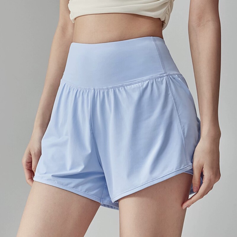 Women's Summer High-Waisted Tummy Control Sports Shorts, Faux Two-Piece, Anti-Slimming, Three-Quarter Length, Running, Fitness, Yoga Pants, Quick-Dry, Anti-Exposure Women's Summer High-Waisted Tummy Control Sports Shorts, Faux Two-Piece, Anti-Slimming, Three-Quarter Length, Running, Fitness, Yoga Pants, Quick-Dry, Anti-Exposure