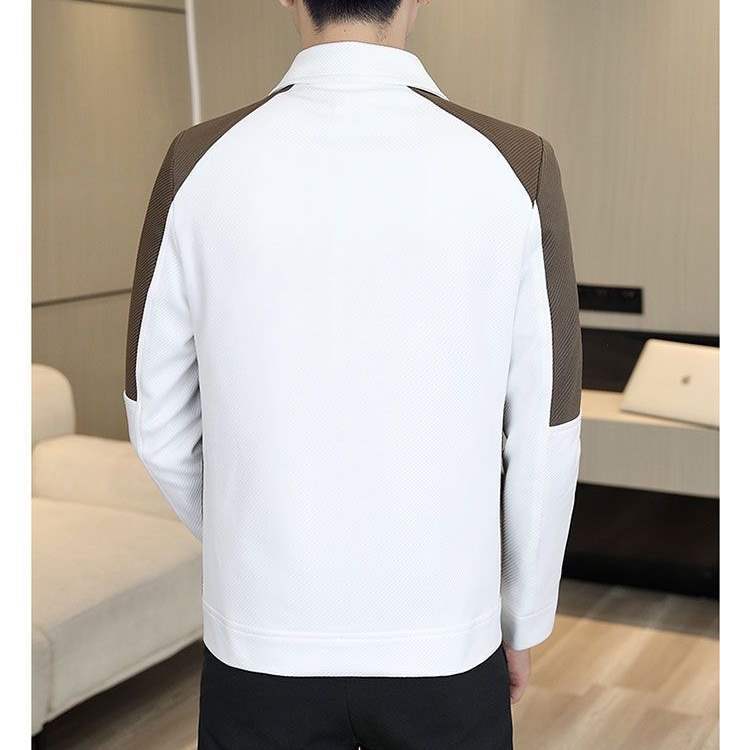 남자 재킷 봄과 가을 유행 짧은 옷깃 탑 청소년 잘 생긴 캐주얼 패션 남자 재킷 올매치