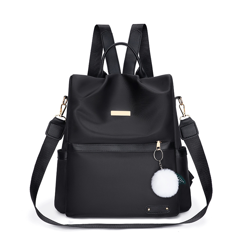 Fábrica al por mayor 2023 nueva mochila antirrobo casual para mujer moda contraste color al aire libre ligero mochila de doble uso marea