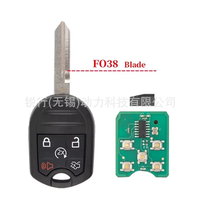 Ford Edge 4-Button 5-Button Car Remote Control Key Cwtwb1U793 315/433Mhz Smart Key Wholesale (Car Keys) - 315mhz-fo38-ruijie-five-key63-chip