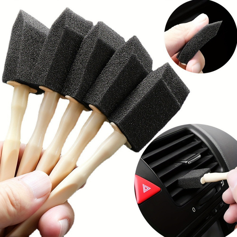 Car Air Conditioner Outlet Cleaner Detail Cleaning Brush Outlet Scrubbing Brush Cleaning Dust Removal Car Interior Cleaning