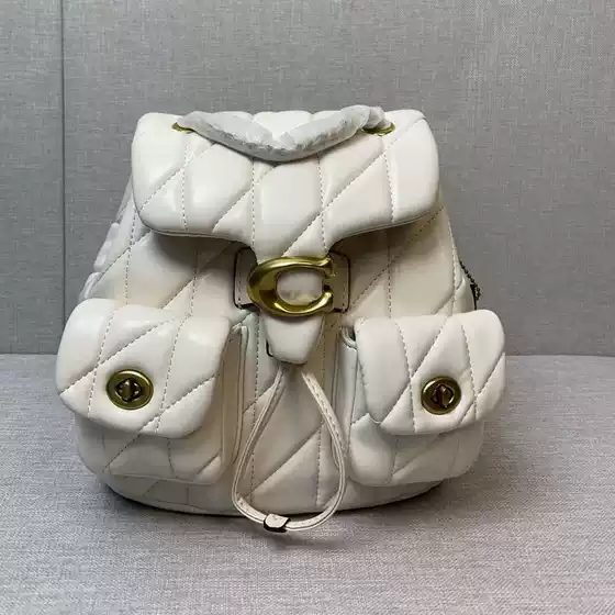 Kou Jia New Tabby Backpack Vintage Lambskin Chain Quilted Chanel-Style Women's Bag Metal Logo Mini Backpack