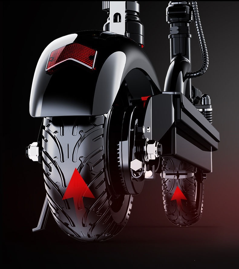 Electric Folding Two-Wheeled Mobility Scooter for Adults