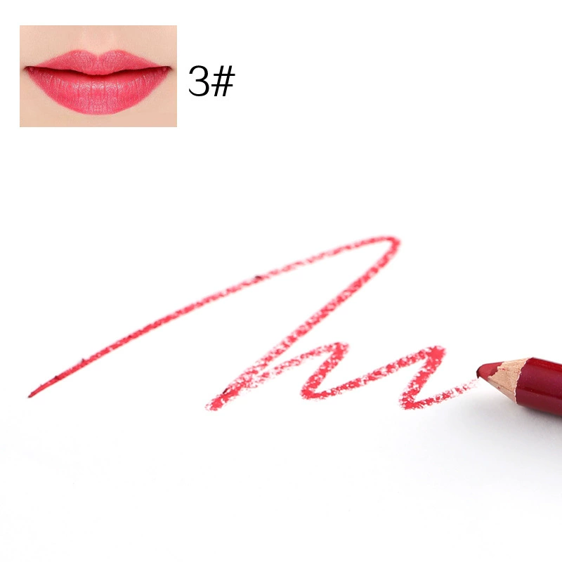 Lip pencil, водостойкая матовая помада, румяна для лица, карандаш для глаз, подводка, 13 цветов, (торговля через границу)