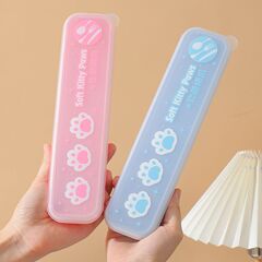 餐具盒容盒勺子收纳盒可爱筷子小学生盒