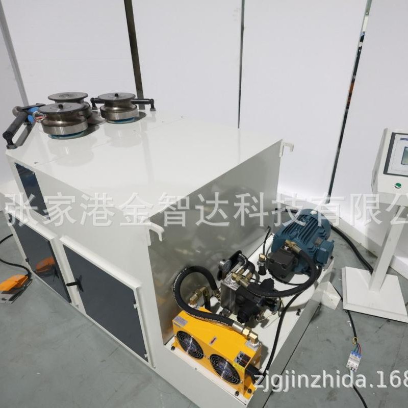 厂家直供三轮液压全自动滚圆机不锈钢管弯弧卷圆机