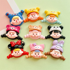 亮面 小清新變裝多妹樹脂配件 奶油膠diy手機殼頭繩髮飾 鞋扣批發