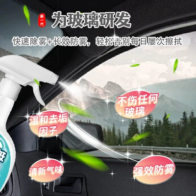Car glass anti-fog agent Automotive glass defogging agent