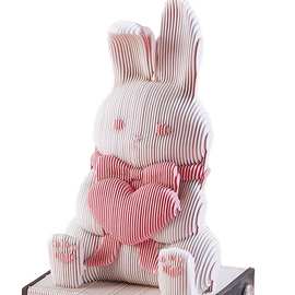兔子3d便签本台历可爱卡通小摆件立体纸雕便签纸网红创意礼物批发