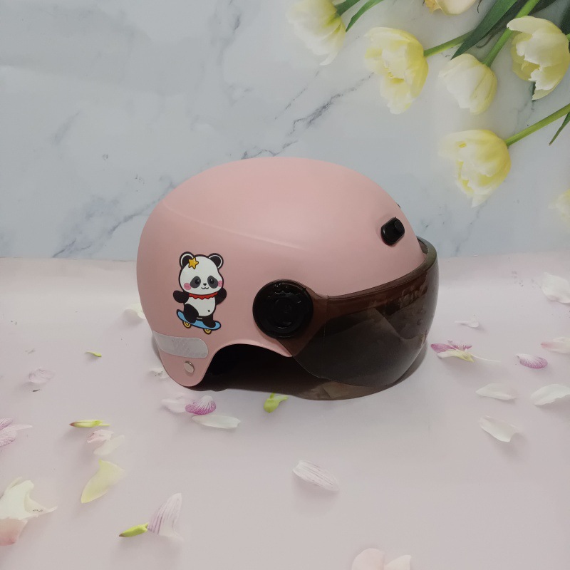 3C certification 1-5 years old electric car motorcycle children's helmet cute cartoon anti-fall summer adjustable helmet