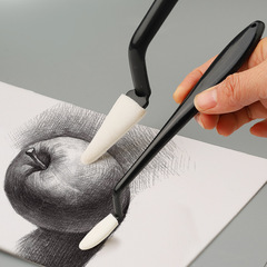 黑色素描擦刀套裝 美術生專用高光細節揉擦筆海學生繪畫綿紙擦筆