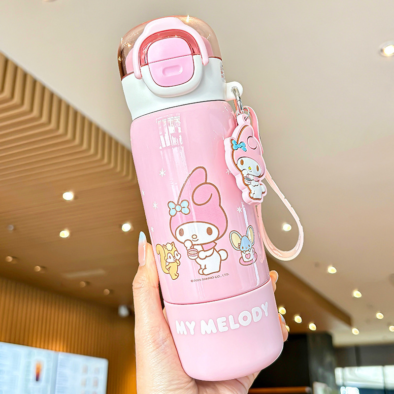 サンリオ 子供用魔法瓶カップ 小学生女子向け 高見え通学専用 2025年新作 3wayドリンクカップ|undefined