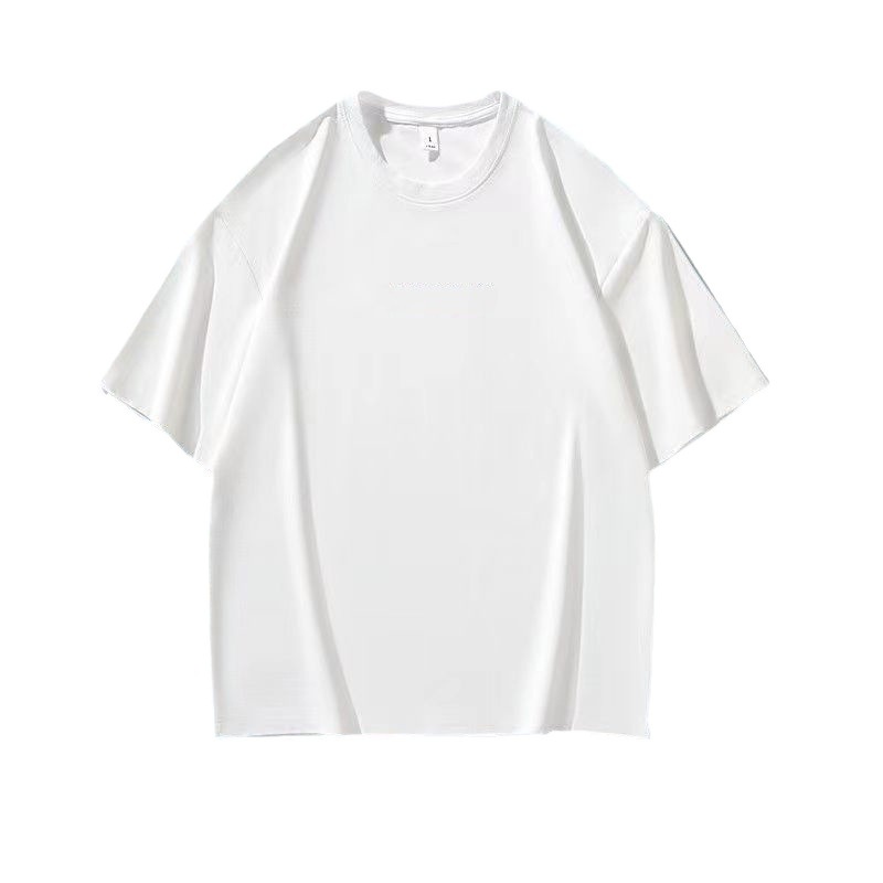 T-shirt de mangas cortas para hombres 2026 nuevo estilo de verano pareja chaqueta de hielo fresco estilo de puerto relajado transpirable T corta cómoda